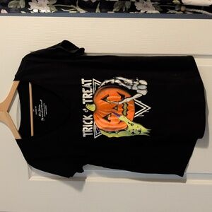 Torrid Black Halloween Trick or Treat  Shirt